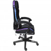 Крісло ігрове AGN 3 клас,150 кг, 80мм, RGB підсвітка, чорне