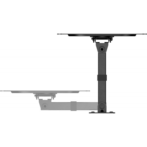 Кронштейн для ТВ AGN AGN43-221P з поворотом/одне коліно/23"-43"/30 кг/max.VESA 200x200/Black