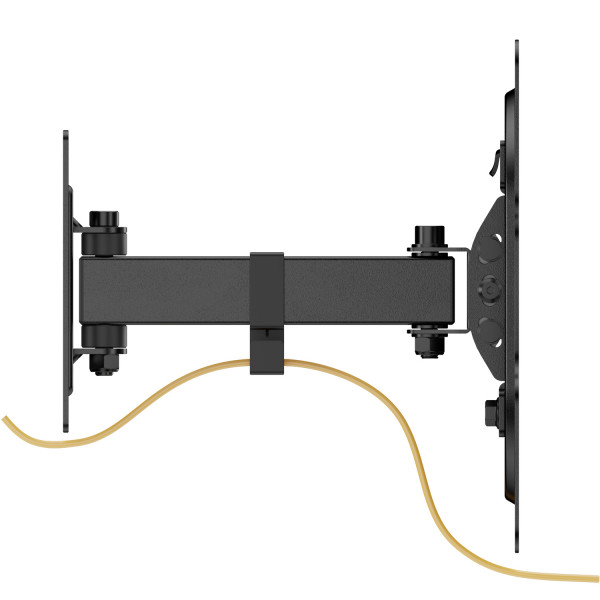 Кронштейн для ТВ AGN AGN43-221P з поворотом/одне коліно/23"-43"/30 кг/max.VESA 200x200/Black