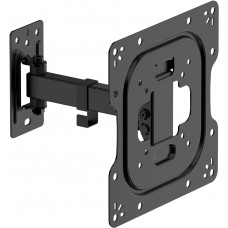 Кронштейн для ТВ AGN AGN43-221P з поворотом/одне коліно/23"-43"/30 кг/max.VESA 200x200/Black