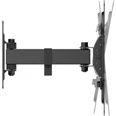 Кронштейн для ТВ AGN AGN43-221P з поворотом/одне коліно/23"-43"/30 кг/max.VESA 200x200/Black