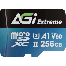 Memory card microSDXC 256Gb AGI Extreme TF238 (UHS II U3 V60 A1) Retail + adapter