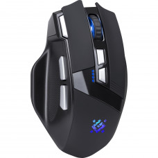 Мишка Defender Knight GM-885, бездротова, ігрова, 8кн., 3200 dpi., 400 mAh, чорна