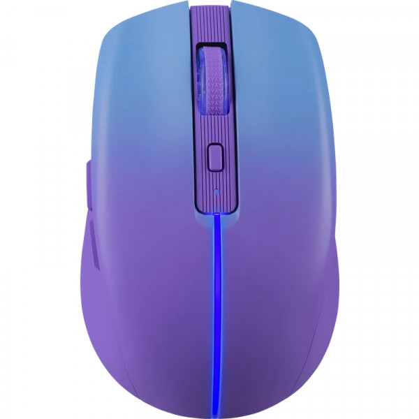Мишка Defender Mystery MM-301, бездротова Bluetooth+2.4G, 1600 dpi., 4кн., 500mAh, LED, фіолетова