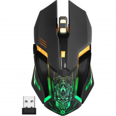 Мишка Defender Trigger GM-934, бездротова, ігрова, 6 кн. 3200 dpi, 350mAh, LED, біла