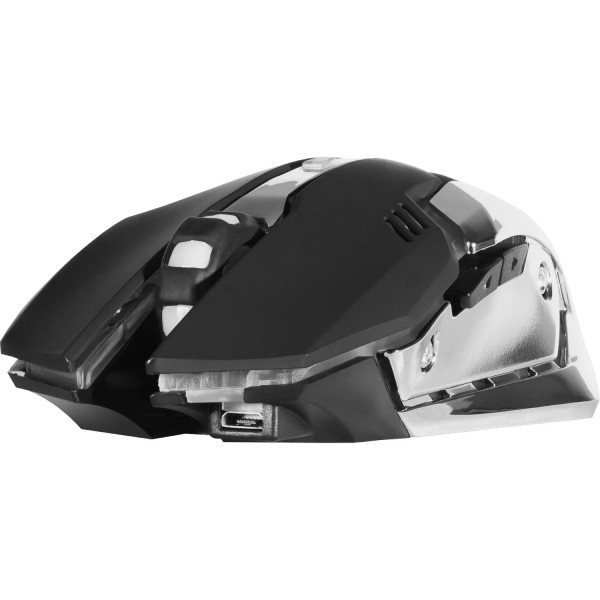 Мишка Defender Trigger GM-934, бездротова, ігрова, 6 кн. 3200 dpi, 350mAh, LED, біла