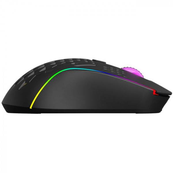 Мишка XTRIKE ME GW-611, ігрова бездротова 8000dpi., 7кн., RGB, чорна