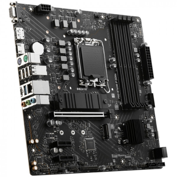 MSI PRO B760M-P DDR4 (1700/B760, 4*DDR4, M.2 , HDMI, DP, VGA , mATX)