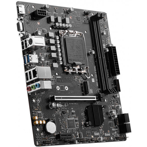 MSI PRO H610M-E DDR4 (1700/H610, 2*DDR4, HDMI/VGA, 4xSATAІІІ, M.2, GLan, 7.1ch, mATX)