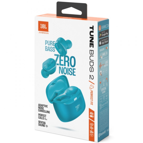 Навушники TWS JBL Tune Buds 2 Turquoise JBLTBUDS2TQE