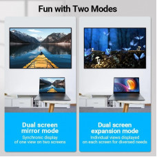 Перехідник HDMI F -> HDMI M, кут 270°, правий, PVC, чорний, Vention