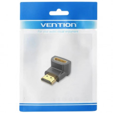 Перехідник HDMI F -> HDMI M, кут 90° 4K 60Hz PVC Vention чорний