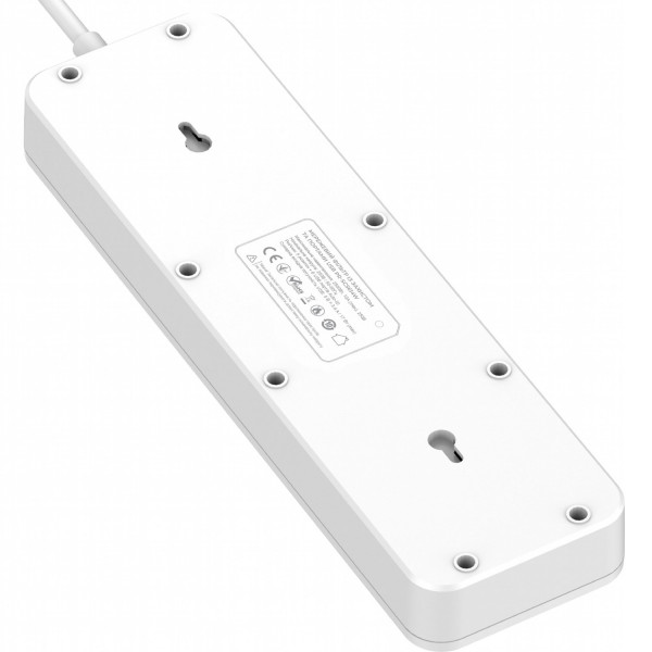 Power filtr 2.0м ProLogix Premium 5 розеток, 6 USB AUTO ID,білий