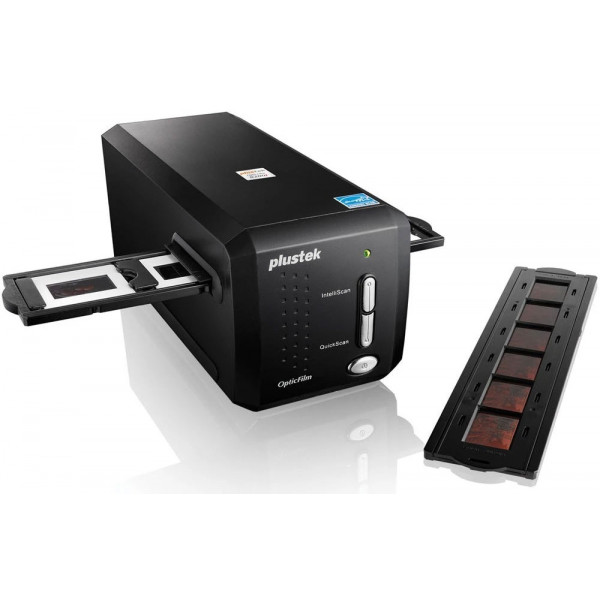 Сканер Plustek OpticFilm 8200i Ai (7200dpi 48bit LED Ai Studio8 плівковий слайд-сканер чорний)