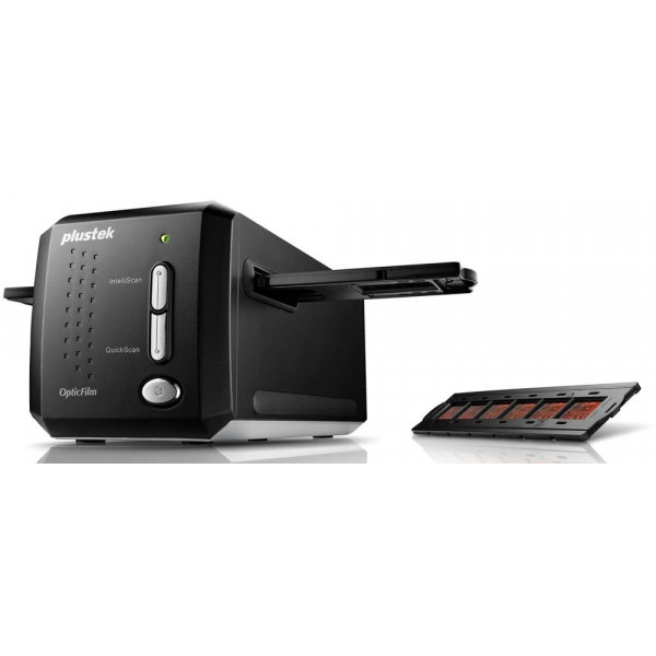 Сканер Plustek OpticFilm 8200i Ai (7200dpi 48bit LED Ai Studio8 плівковий слайд-сканер чорний)