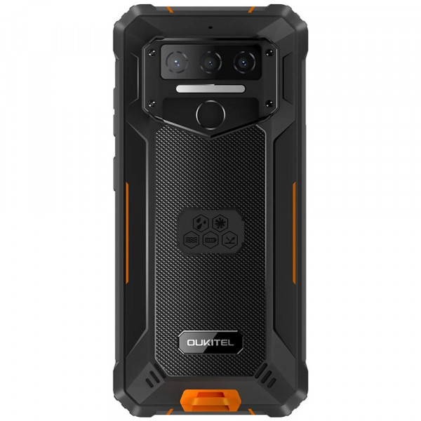 Смартфон Oukitel WP23 pro 6.52"HD+ /8GB/128GB / T606 /10600mAh /13+5Мп/ IP69K /NFC Black-Orange