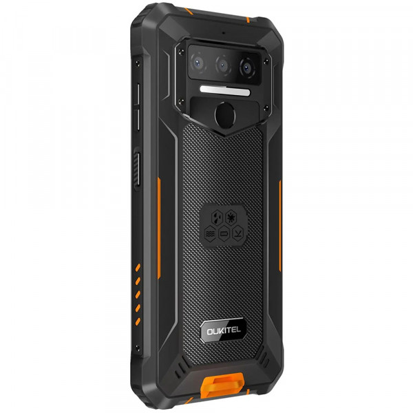 Смартфон Oukitel WP23 pro 6.52"HD+ /8GB/128GB / T606 /10600mAh /13+5Мп/ IP69K /NFC Black-Orange