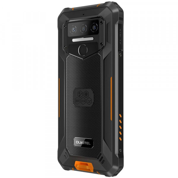 Смартфон Oukitel WP23 pro 6.52"HD+ /8GB/128GB / T606 /10600mAh /13+5Мп/ IP69K /NFC Black-Orange