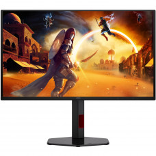 TFT 27" AOC Q27G4ZDR, QD-OLED, 240Гц, 0,03мс, 2хHDMI, DP, USB-hub, HAS, Pivot, чорно-червоний