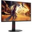TFT 27" AOC Q27G4ZDR, QD-OLED, 240Гц, 0,03мс, 2хHDMI, DP, USB-hub, HAS, Pivot, чорно-червоний
