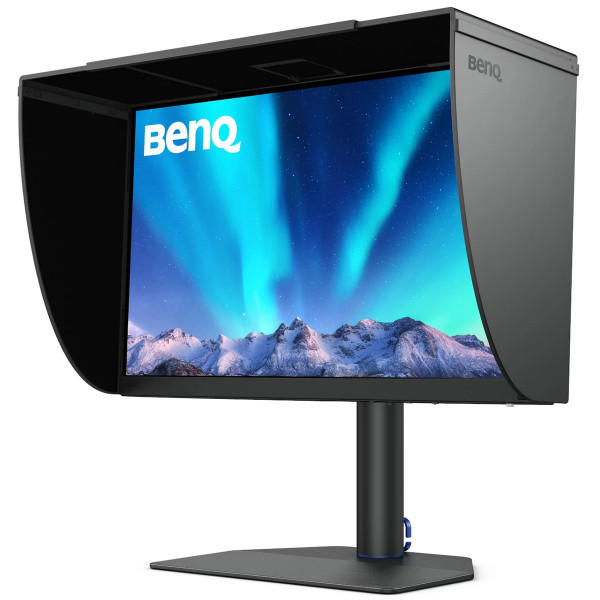 TFT 27" BenQ SW272Q, 2K IPS, 2хHDMI, DP, USB-C, HAS, USB-hub, MCR, Pivot, сірий