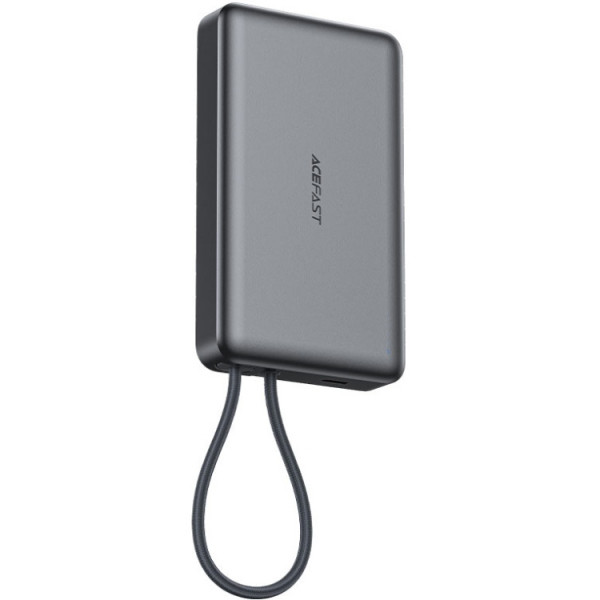 УМБ Acefast Magnetic Wireless 10000mAh 22.5W PD,QC 3.0 USB-C In/Out, QI 15W M18 Black