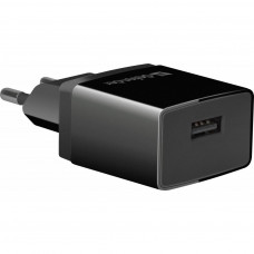 Зарядний пристрій 1xUSB 11W 2.1А EPA-10 чорний пакет Defender