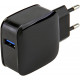 Зарядний пристрій 1xUSB 18W QС3.0, чорний