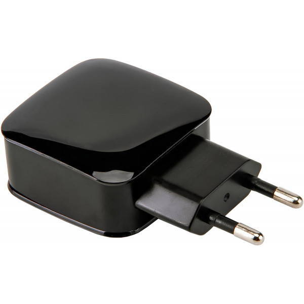 Зарядний пристрій 1xUSB 18W QС3.0, чорний