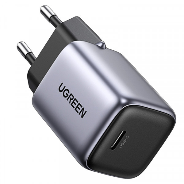 Зарядний пристрій 1xUSB 30W (USB-C) Gan PD Nexode Mini Сірий CD319 Ugreen