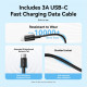 Зарядний пристрій 1xUSB-C 20W + USB-C to Lightning cable М-М Black Vention