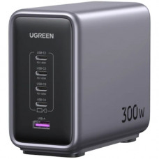 Зарядний пристрій 5xUSB 300W 5xUSB (4хUSB-C + USB-A) Nexode Desktop Fast Charger, Cable CD333 Ugreen