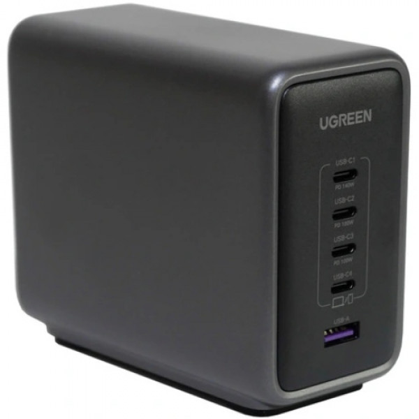 Зарядний пристрій 5xUSB 300W 5xUSB (4хUSB-C + USB-A) Nexode Desktop Fast Charger, Cable CD333 Ugreen