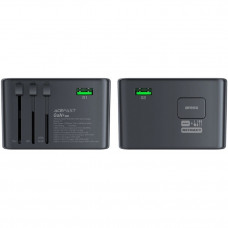 Зарядний пристрій 5xUSB 75W (3xUSB-C+2xUSB-A) Gan Z1 Travel Fast Charger Acefast