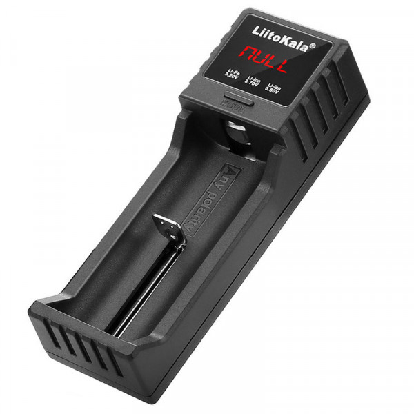 Зарядний пристрій LiitoKala Lii-S1, 1x(Lion/LiFePO4/NiMH/NiCd), Auto Polarity, Display