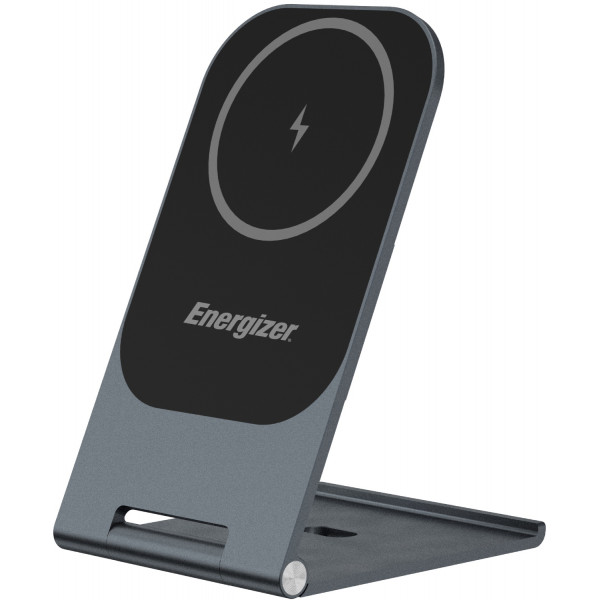 Зарядний пристрій Wireless 15W, with MagSafe, трансформер Energizer WCP102 чорний