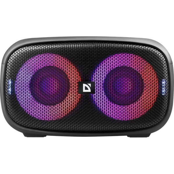 Акустична система 1.0 Defender Q5 20 Вт Bluetooth/FM/USB/TF/IPX5, LED, чорна