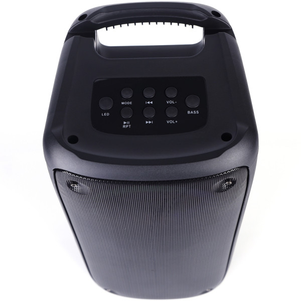 Акустична система 1.0 Media-Tech 40W, Bluetooth/AUX/microSD/MP3/USB/TWS/КАРАОКЕ/LED чорна