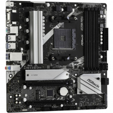ASRock A520M PRO4 (AM4/A520, 4*DDR4, 2xPCIex16, D-Sub/DP/HDMI, 4xSATAІІІ, 2xM.2, GLan, 8ch, mATX)