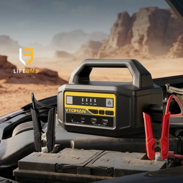 Автомобільний Jump Starter V-Truck 6000A, 12V/24V, 36400mAh, 145Вт, 133.59 Вт/год Vtoman