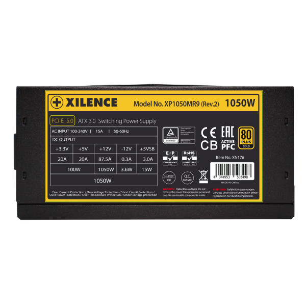 БЖ 1050W Xilence XP1050MR9.2 Performance X+ ATX 3.0 80+ Gold, 140mm, Modular, Retail Box