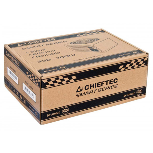 БЖ 500W Chieftec SMART GPS-500A8, 120 mm, >85%, Retail Box