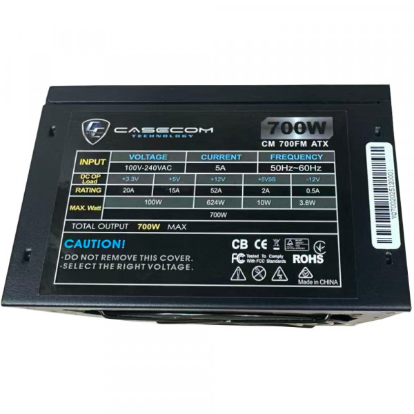 БЖ 700W Casecom, 120mm, Modular, Box
