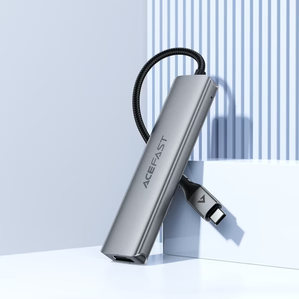 Док-станція USB3.0 Type-C -> HDMI4K/3xUSB-A 3.0/USB-C PD 90W Hub 5-in-1 J16 Acefast