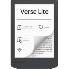 Електронна книжка PocketBook Verse Lite (PB619), Midnight Grey