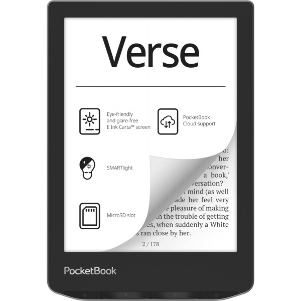 Електронна книжка PocketBook Verse (PB629) Mist Grey
