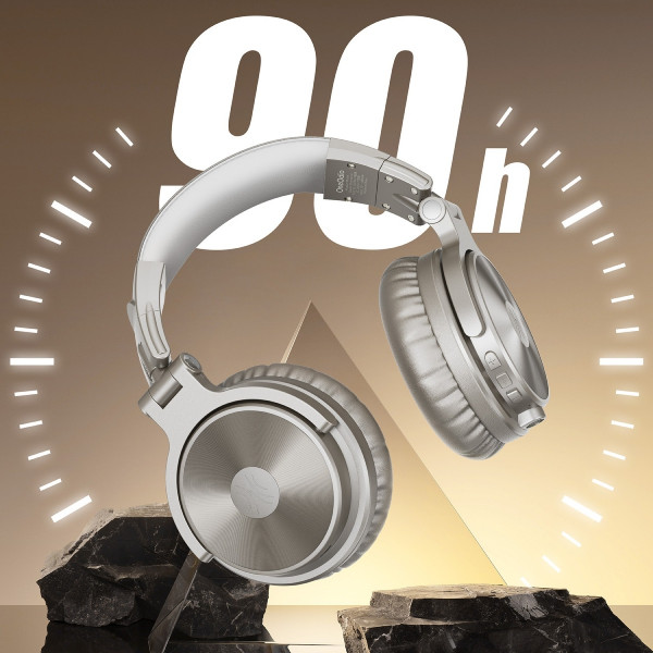 Гарнітура OneOdio Studio Pro C, Bluetooth+3,5мм, Silver