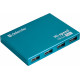 Хаб USB 3.0 -> 7xUSB 2.0 active, aluminium body Defender