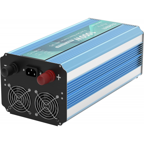 Інвертор Choetech з зарядкою, функція ДБЖ 12220V 1000Вт, чиста синусоїда