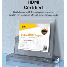 Кабель HDMI M - M, 50.0 м, V2.0, Optical 4K 60Гц Black Zinc Alloy Vention